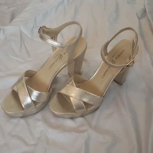 Gold Chinese Laundry heels